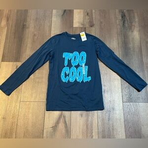 OshKosh B'gosh 'Too Cool' Navy Long Sleeve Graphic Tee